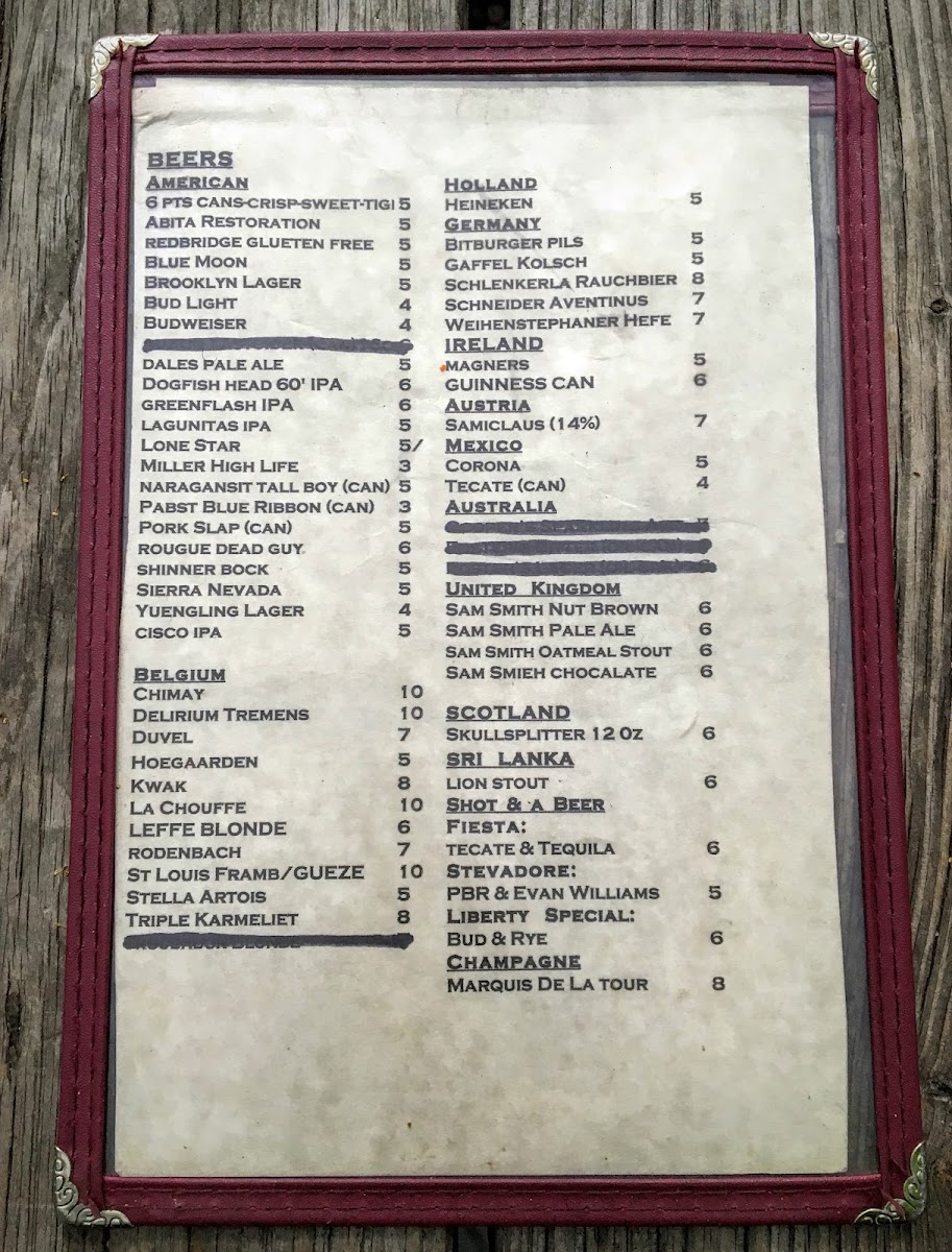Brooklyn Ice House Menu - Image 5